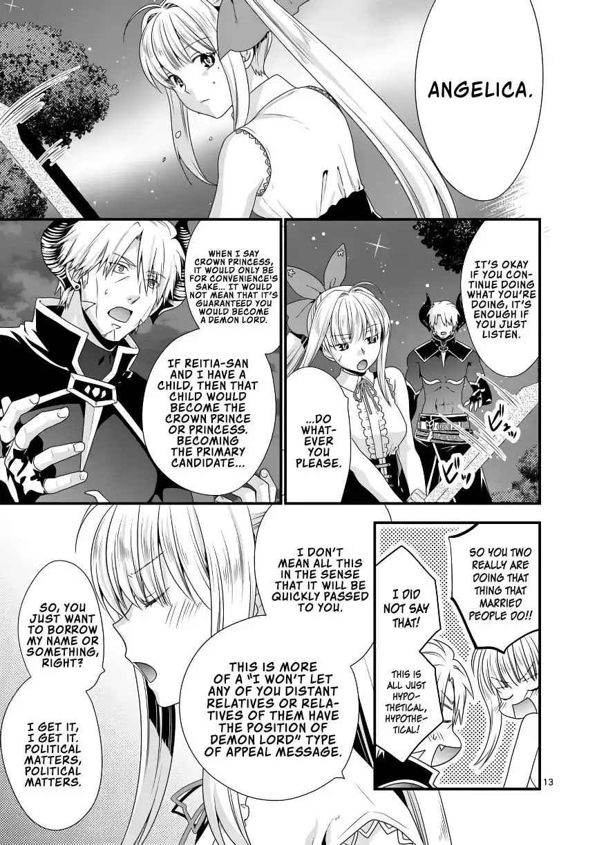 Maou Desu. Onna Yuusha no Hahaoya to Saikon Shita no de, Onna Yuusha ga Giri no Musume ni Narimashita. Chapter 15 14